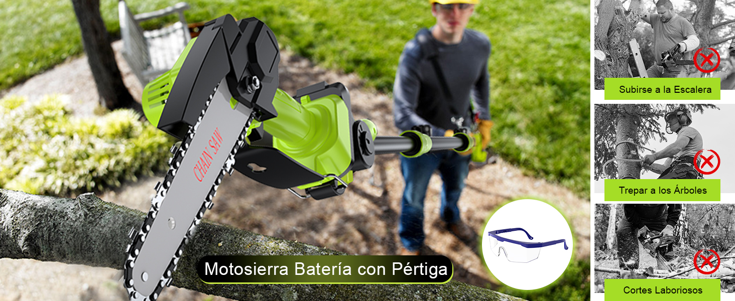Motosierra Batería Sin Cable
