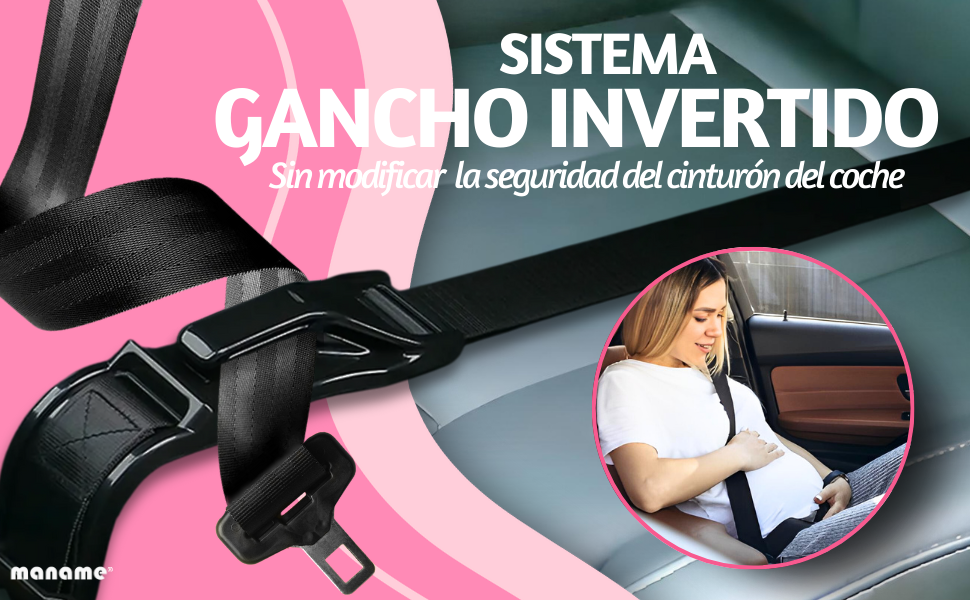 cinturón embarazada coche