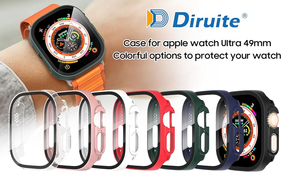 Funda para Apple Watch Ultra 49mm Protector Pantalla