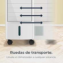 aire acondicionado; climatizador evaporativo; enfriador de aire; aire acondicionado portatil