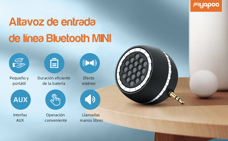 FIYAPOO Mini Altavoz