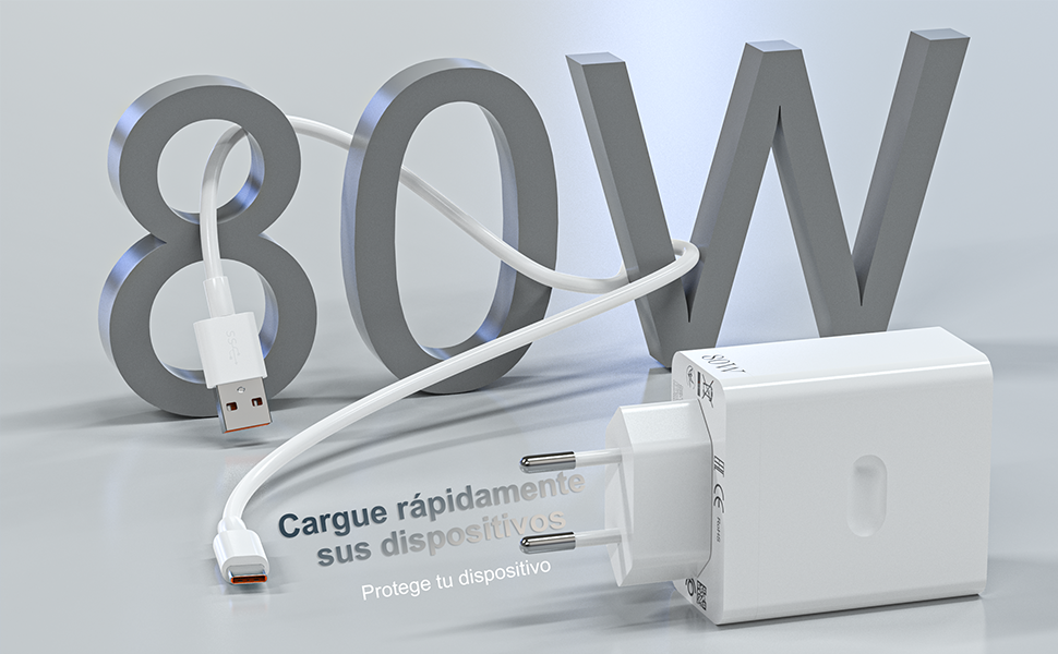 Cargador ultrarrápido oppo 80W