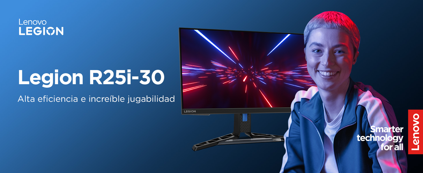 Lenovo Legion R25i-30 Foto monitor y jugadora