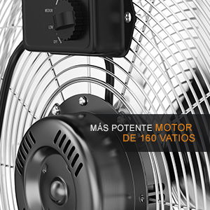 304964 Brandson - Ventilador industrial de 50cm - Máquina de viento 160W