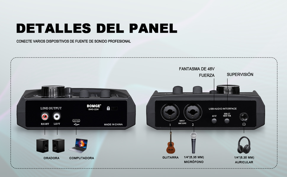 BOMGE 22M audio interface