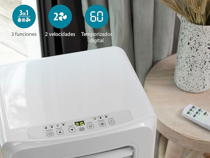 Tristar AC-5477 – Aire acondicionado portátil, capacidad de enfriamiento 1750 frigorías