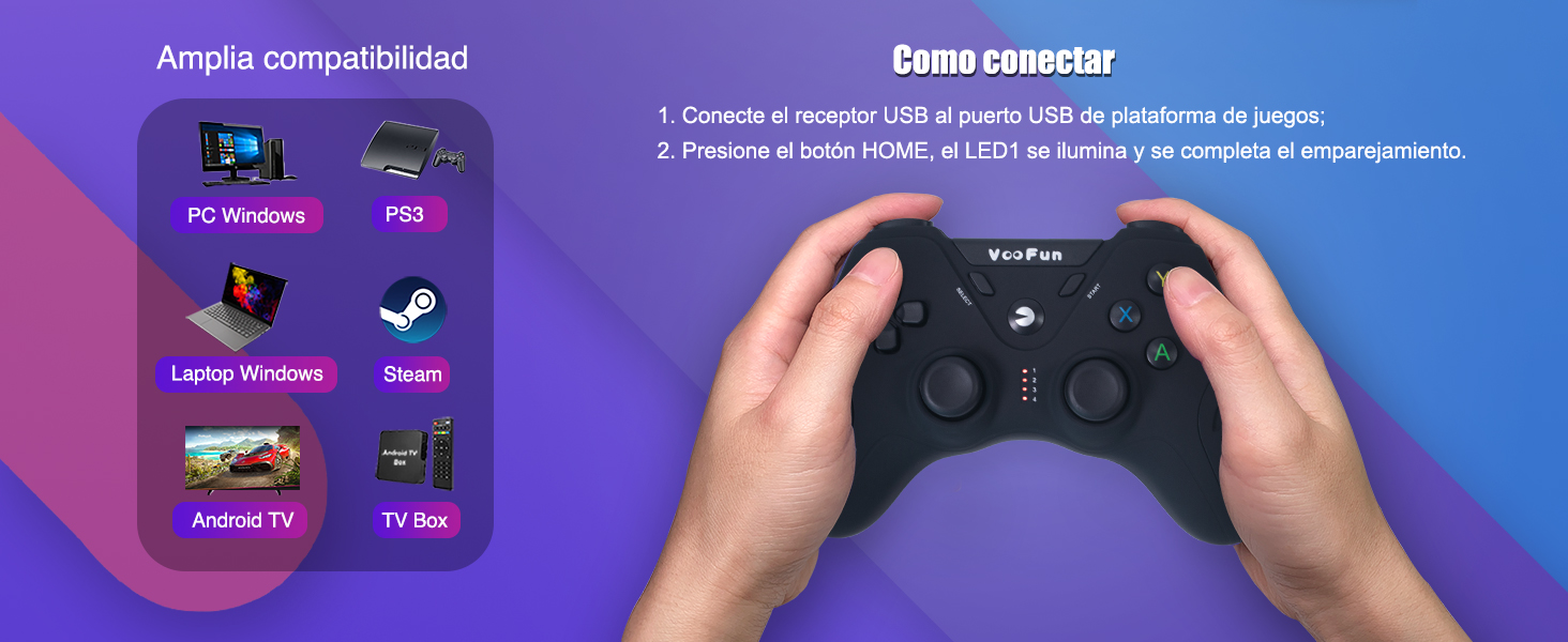 VooFun Mando PC, Inalámbrico