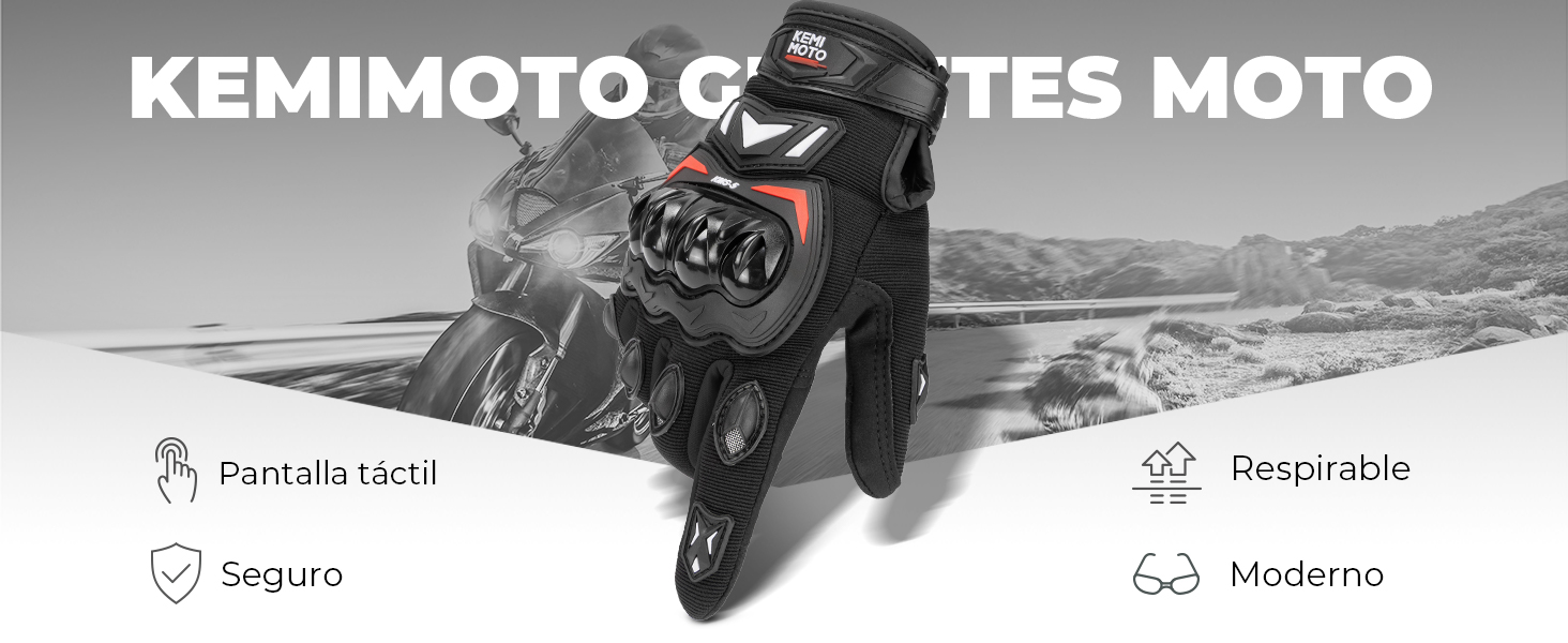 guantes moto