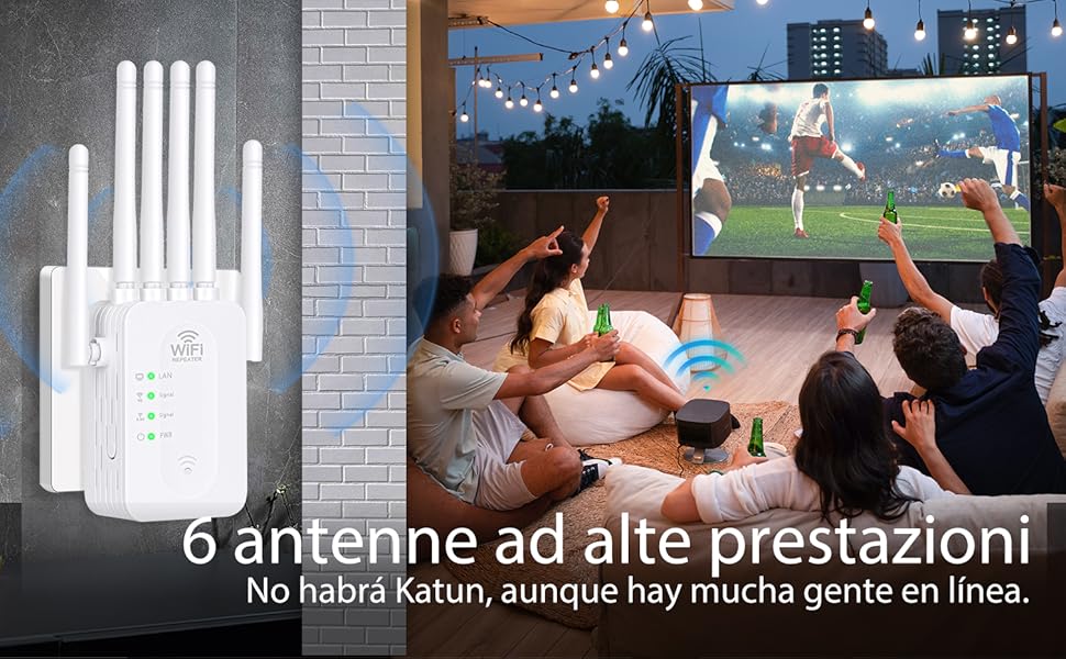 6 antenne ad alte prestazioni