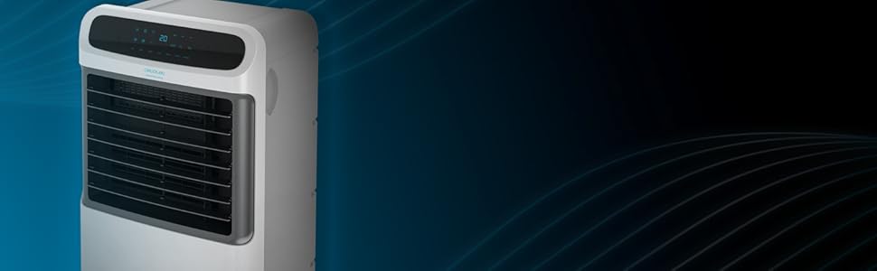 climatizador portátil aire acondicionado ventilación frío ionizador ventilador caudal aire refrescar