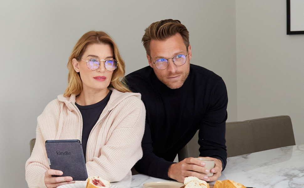 Opulize, Gafas bloqueo de luz azul, Gafas de Lectura, Variedad de colores y estilos, Packs Múltiples