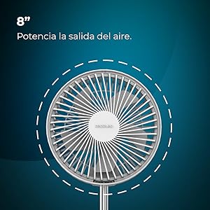 ventilador telescopico; ventilador extensible; ventilador eléctrico; ventilador; EnergySilence