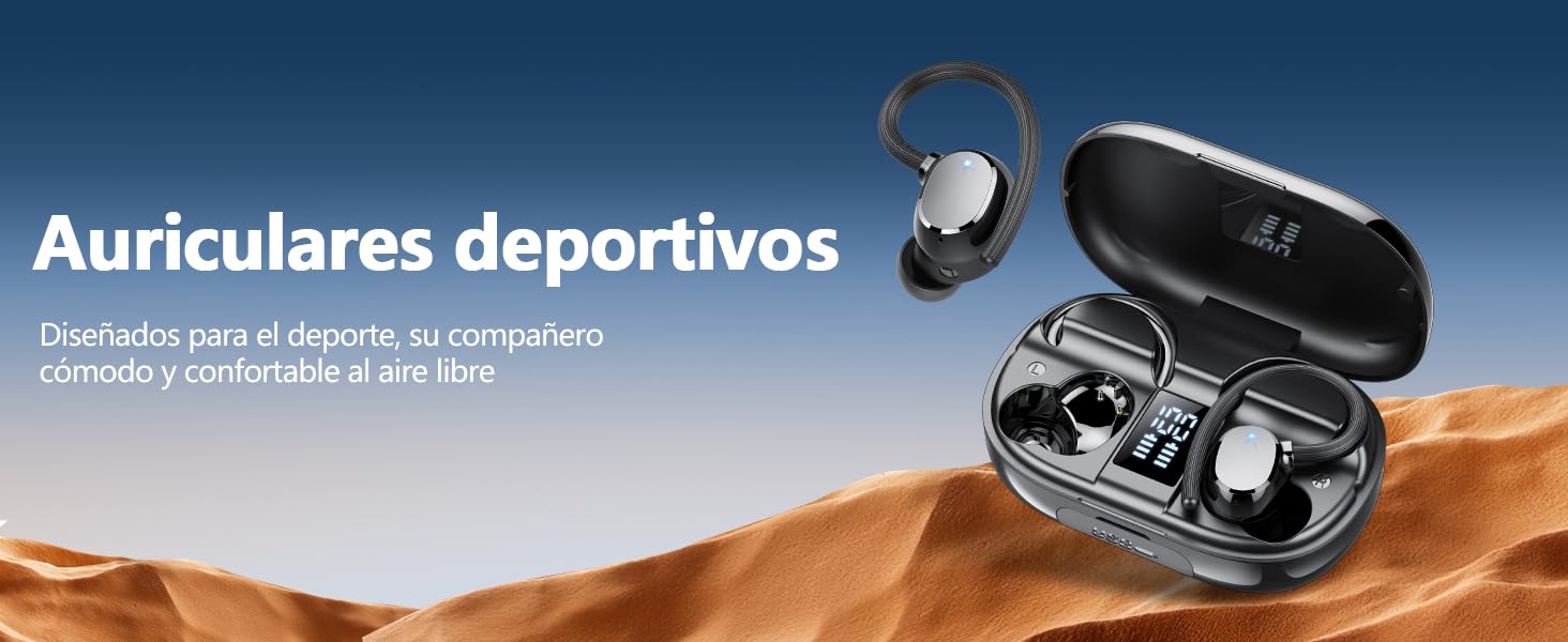Auriculares Inalambricos Bluetooth Cascos Cable Deportivos Inalámbricos Pinganillo Audifonos Buds