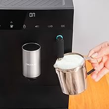 cafetera superautomática automática compacta café crema 19 bares espressos americanos grano vapor