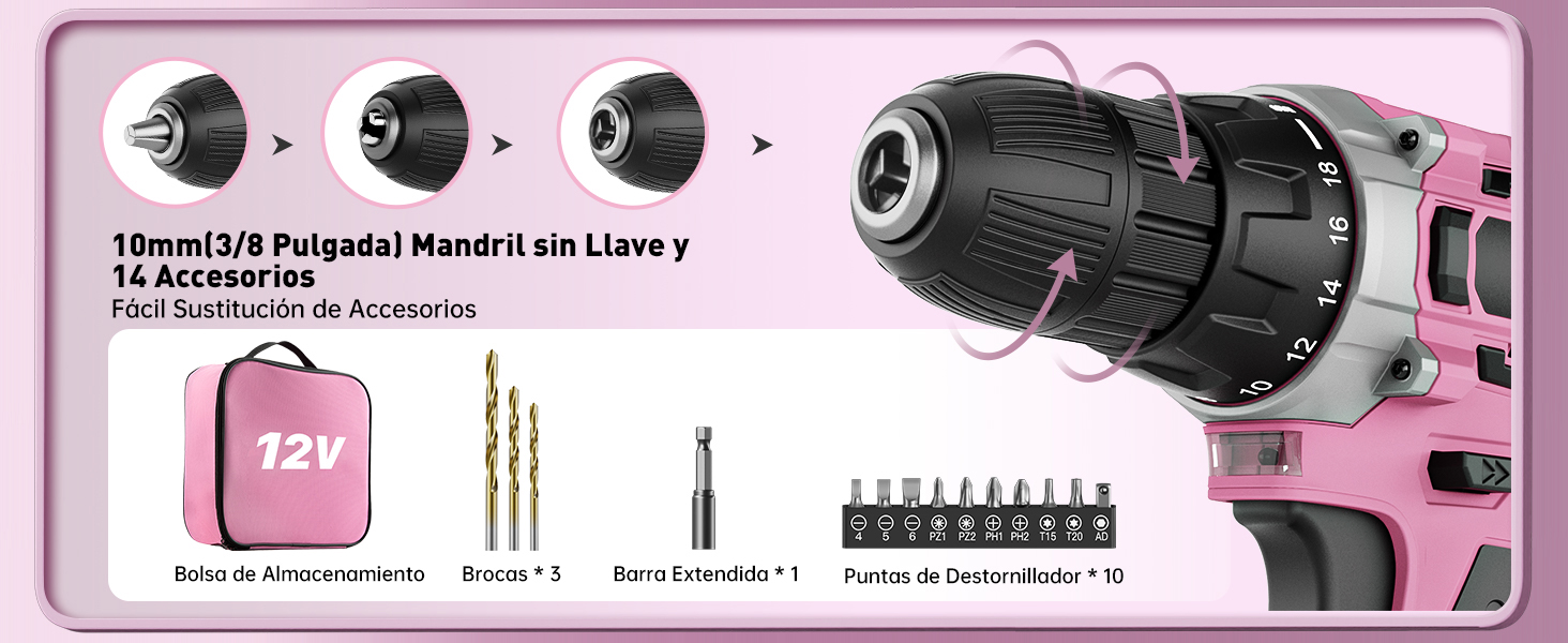 taladro a bateria