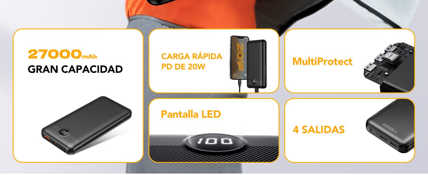 bateria externa carga rapida
