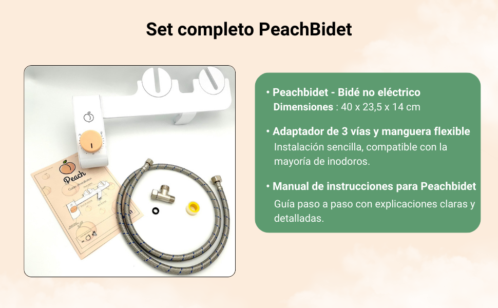 bidet para inodoro, adaptador de 3 vías, manguera flexible bidet japonés kit de instalación de bidet