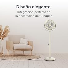 ventiladores de pie; ventilador pie; ventilador portatil; ventilador silencioso; ventilador cecotec