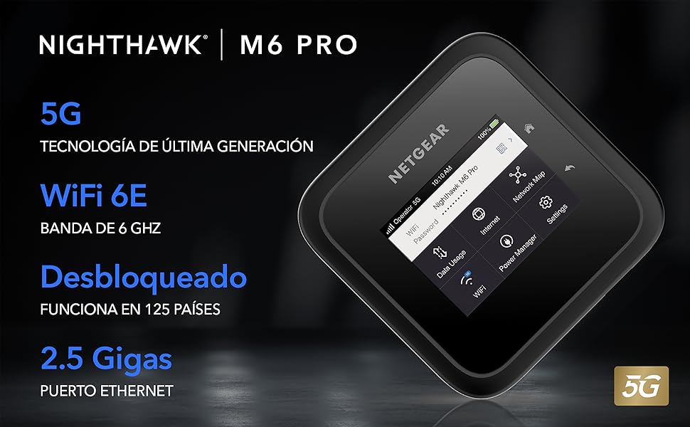 router; M6; Netgear; WiFi; 5G; WiFi 6E; Nighthawk; MR6450