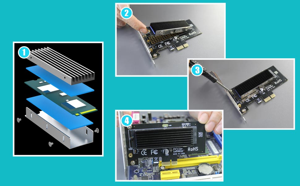 Adaptador M.2 PCI-E X1