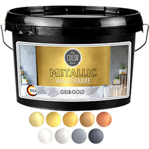 Pintura de pared MCR Farrben de oro a blanco