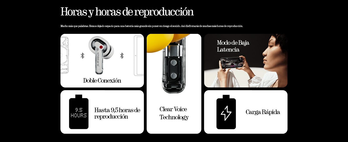 Nothing Ear (a) auriculares inalambricos bluetooth