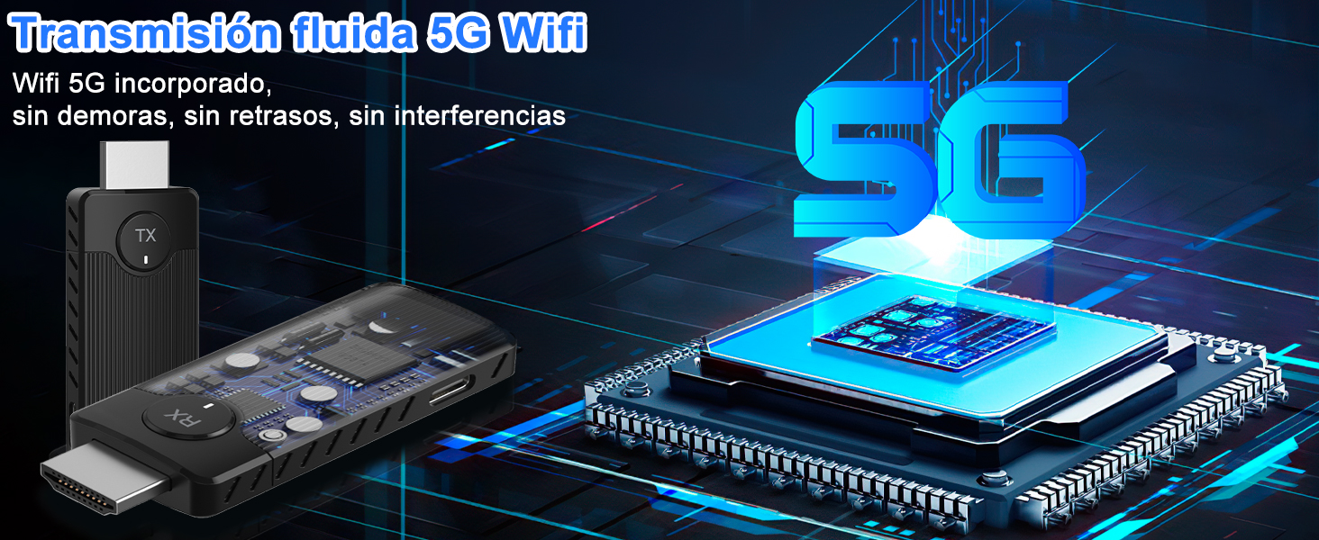hdmi inalambrico television 2.4G 5G
