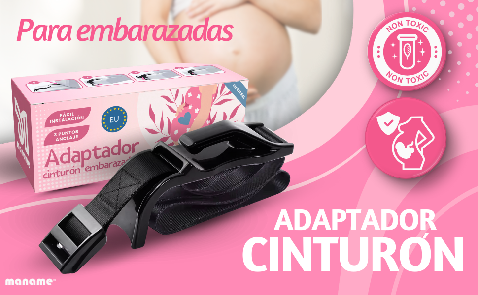 cinturon embarazada coche homologado
