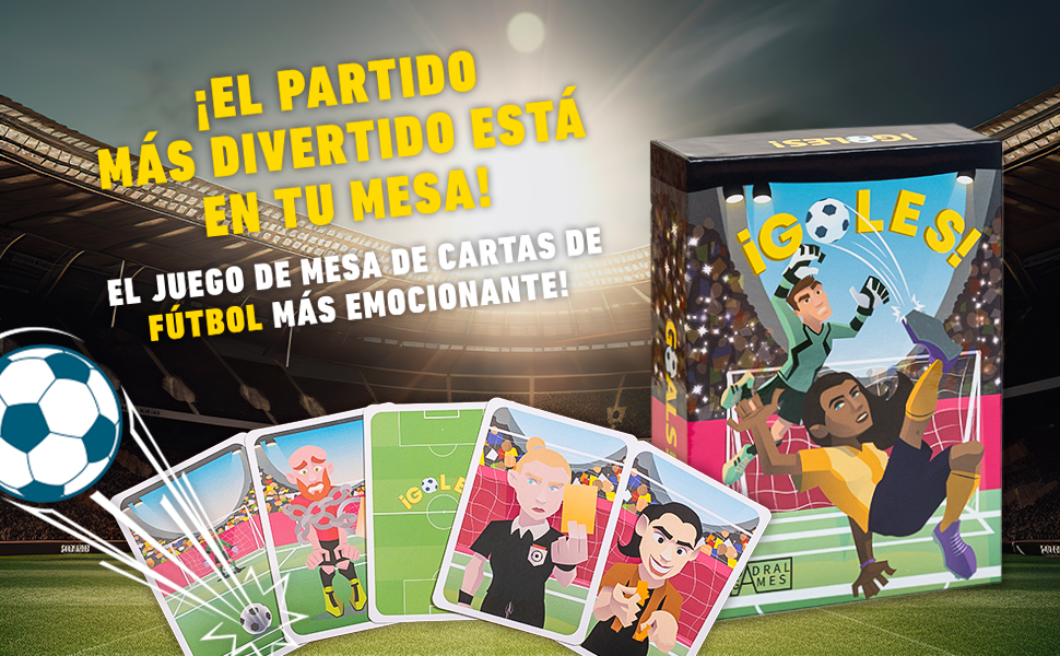 Goles, juego de mesa, futbol, familiar
