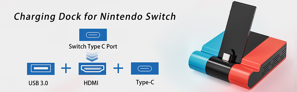 Estación de acoplamiento para TV Nintendo Switch