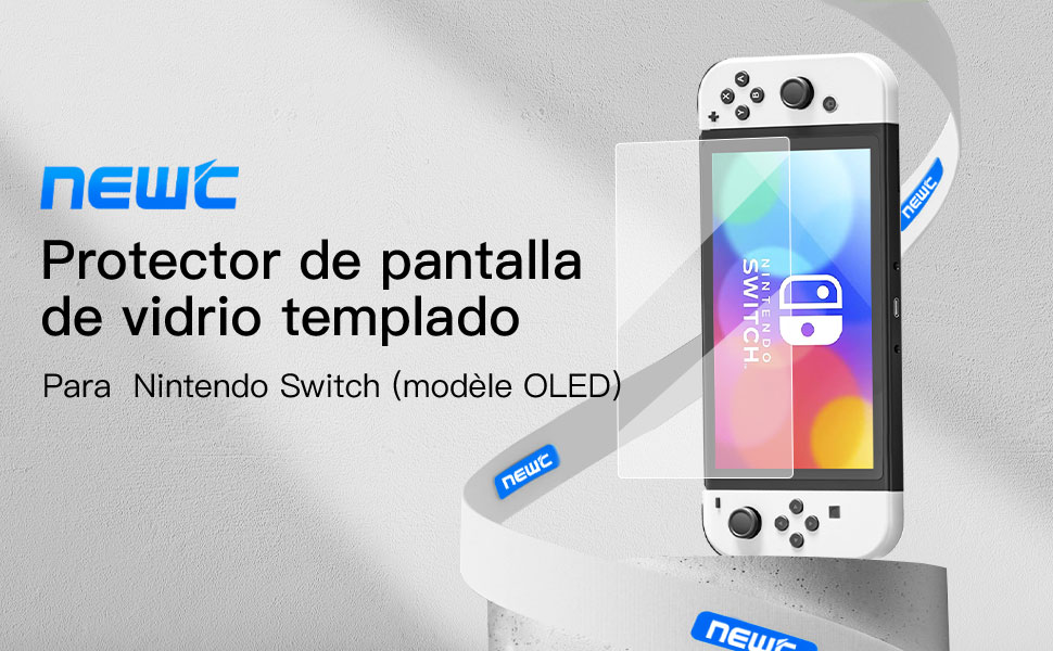 Nintendo Switch (modèle OLED) Protector de pantalla de vidrio templado