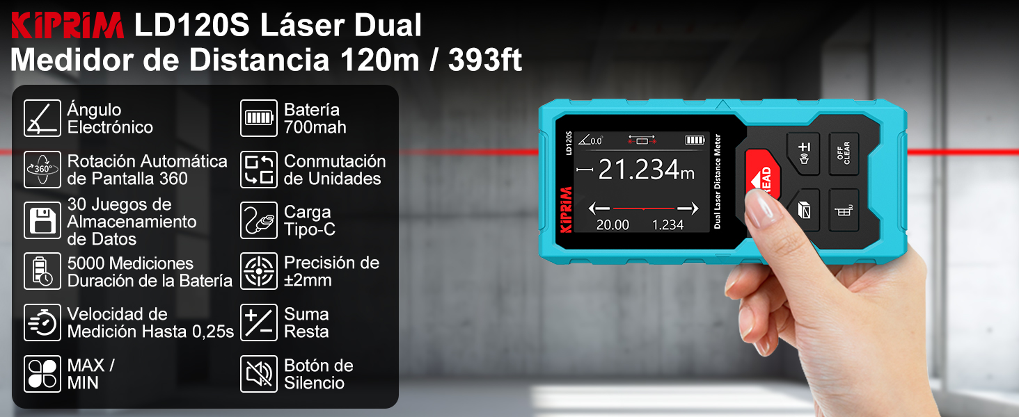 medidor laser
