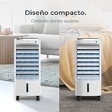 aire acondicionado; climatizador evaporativo; enfriador de aire; aire acondicionado portatil