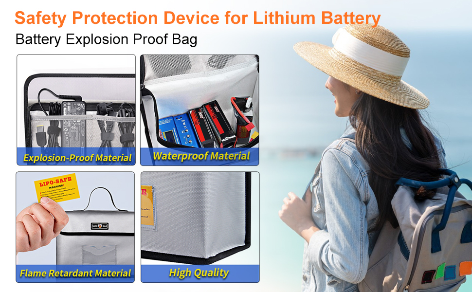 Lithium Battery Explosion Proof Bag