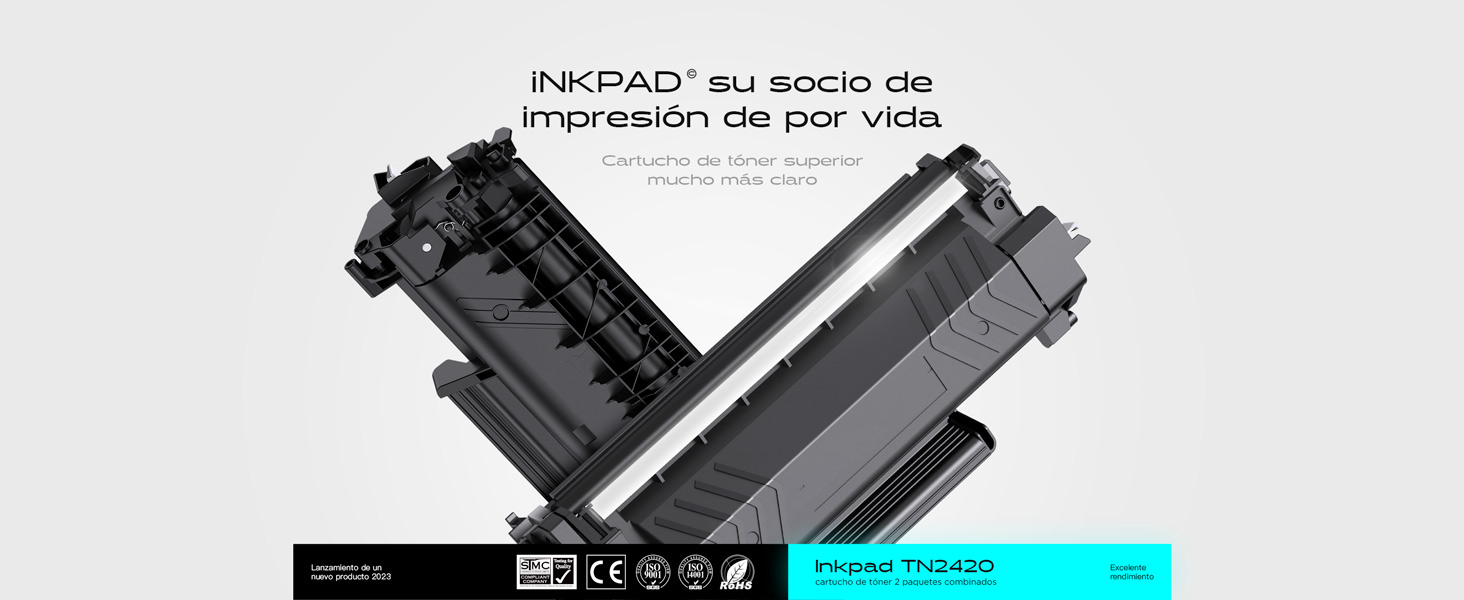 INKPAD se muestran en una vista ampliada y muestran los mecanismos internos y la estructura de ensamblaje en negro y gris