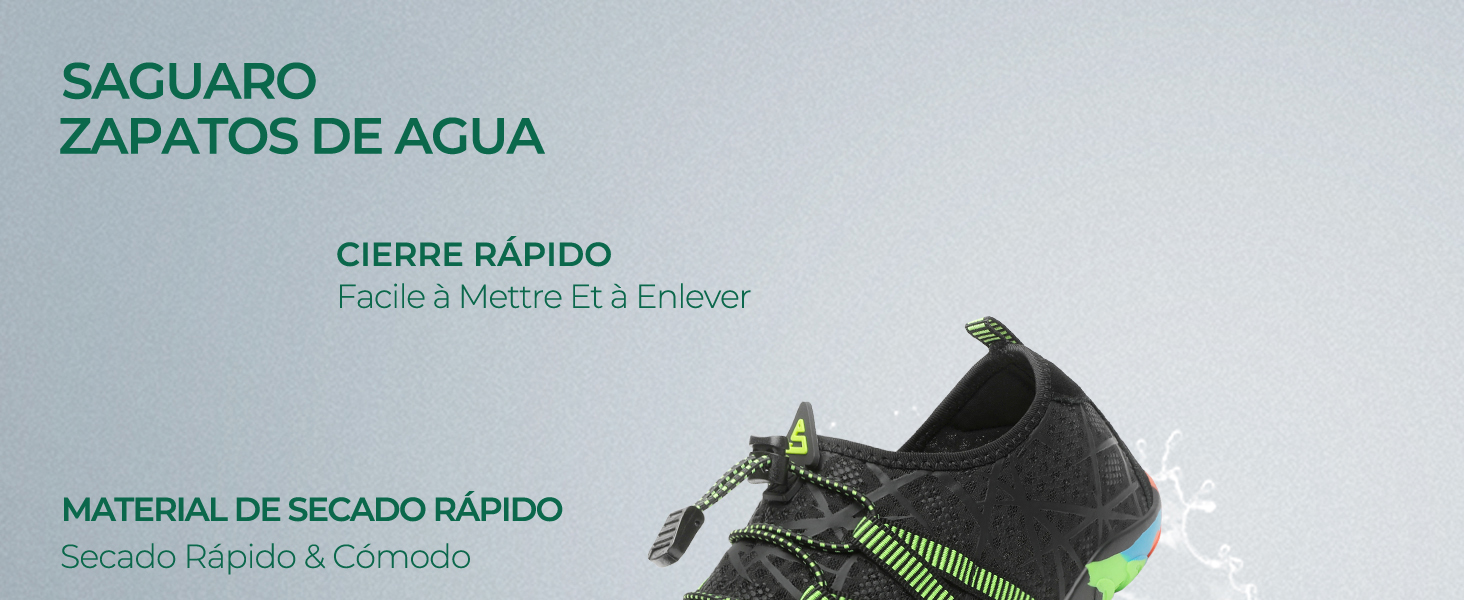 escarpines hombre agua