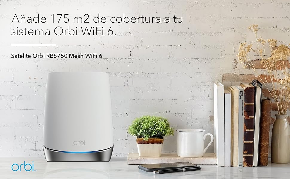 RBS750, Wifi 6, Orbi, Mesh, Netgear, repetidor, extensor de rango
