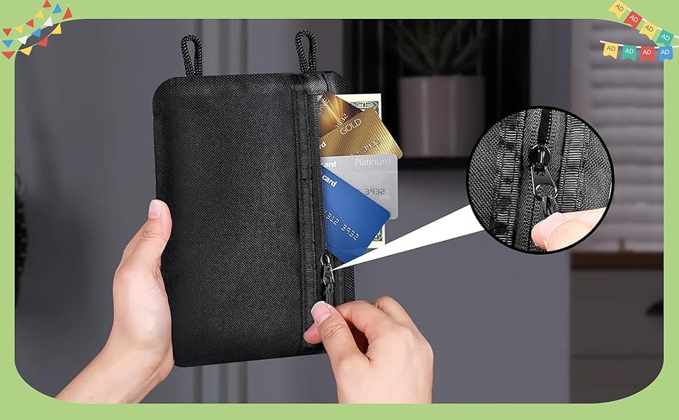 Bolsa de Bolsillo pequeña EDC Organizador EDC de Lona Encerada Bolsa de Herramientas