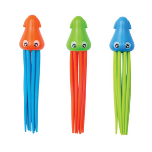 Divertidos calamares flotantes