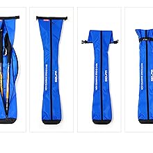 Bolsa para Aparejo de Pesca Impermeable Plegable con Hebilla de Tarjeta,Bolsas de Pesca 77cm