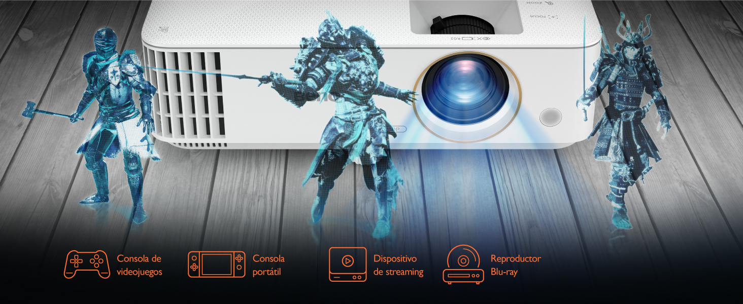 benq_TH685P_compatible con Sony PS4, Nintendo Switch y Xbox One X.
