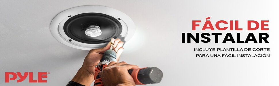 Altavoces Woofer Sistema Sonido Techo Pared Estéreo Empotrado Bass 2-vías