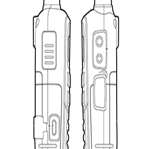 Dispositivo radio PMR/LPD portátil