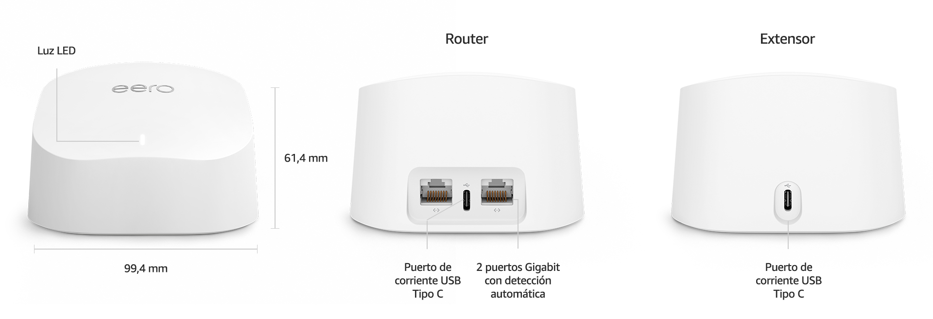 Router wifi de malla eero 6