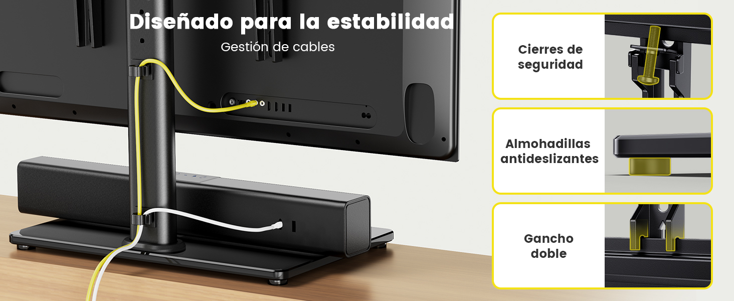 soporte de pie para tv