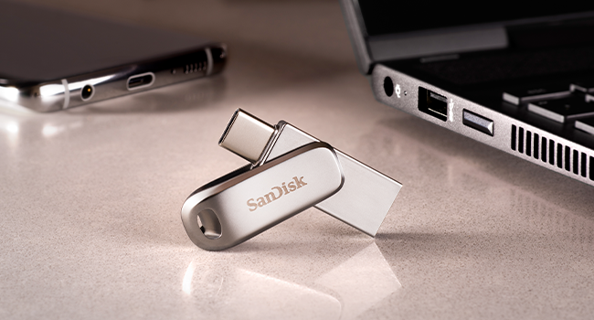 SanDisk Ultra Dual Drive Luxe Silver