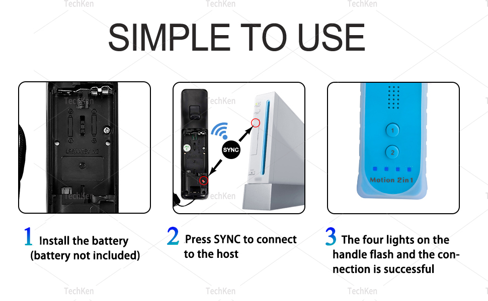 Controlador wii inalámbrico