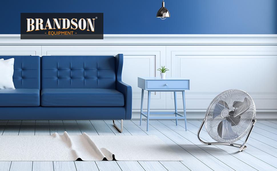 304964 Brandson - Ventilador industrial de 50cm - Máquina de viento 160W