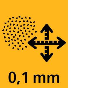 Arena decorativa, 0,1 mm, 750 g, en lata cilíndrica