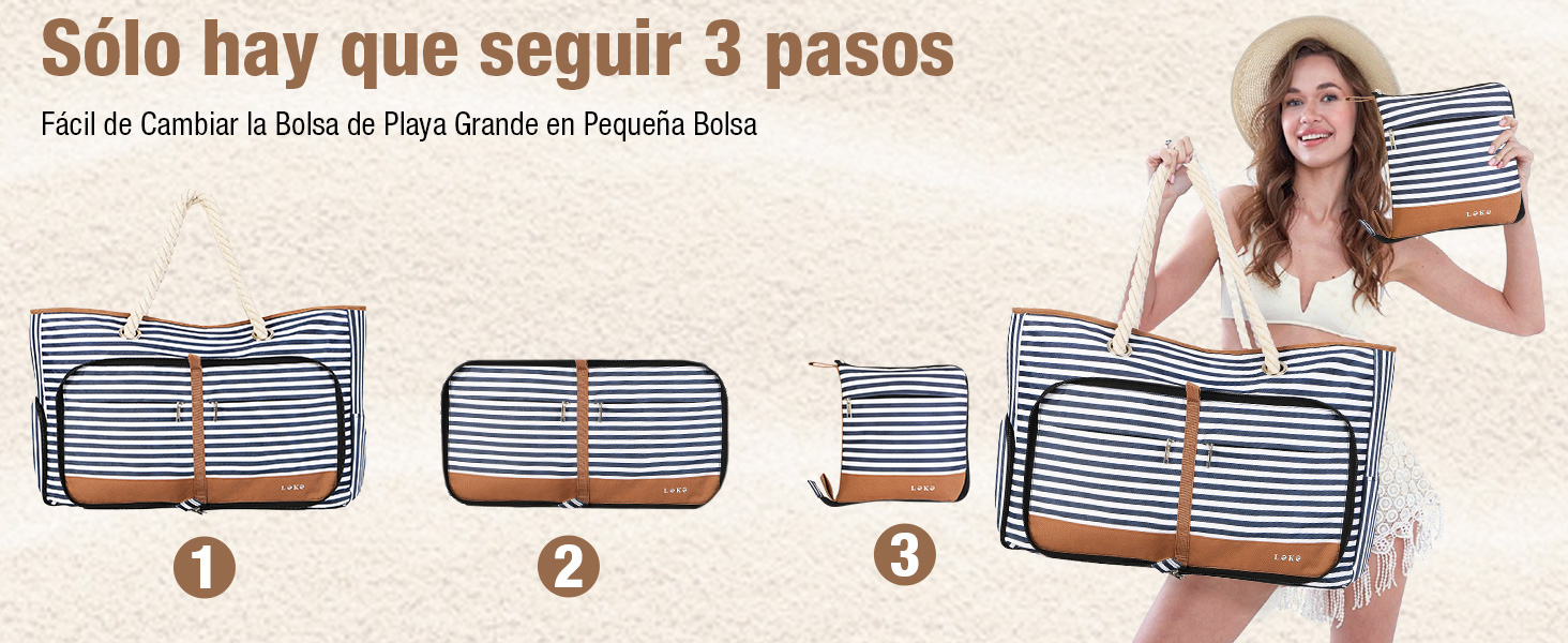 bolsa playa xxl